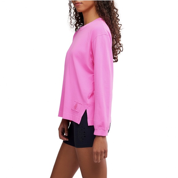 NEW Free People x FP Movement Hustle Layer in Pink - Picture 5 of 15